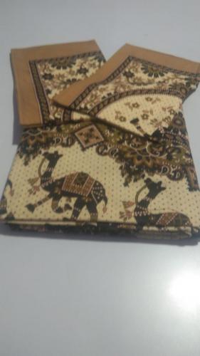 BEDSHEET JAIPUR PRINTED 90X108 2 PILLOW COVER